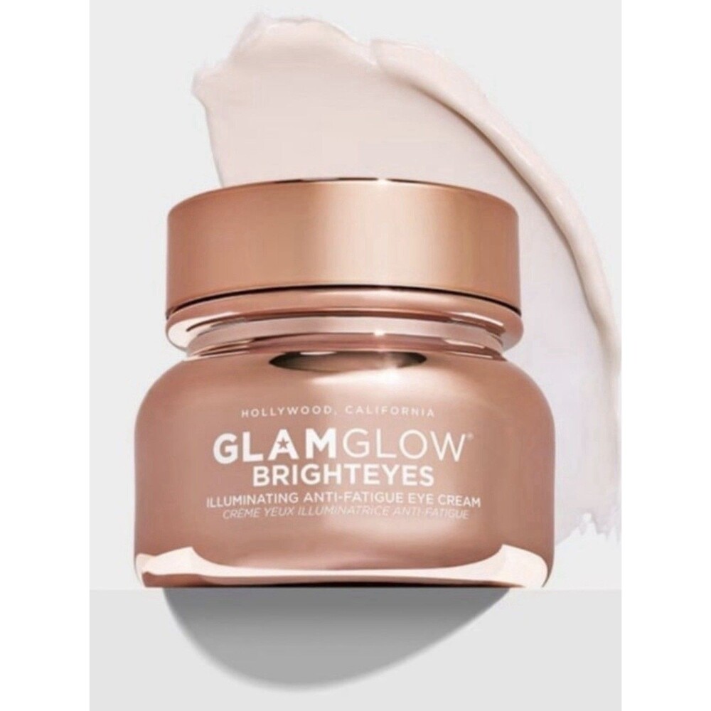 NIB Glamglow Brighteyes Illuminating Anti-Fatigue Eye Cream -0.5 Oz. / 15mL